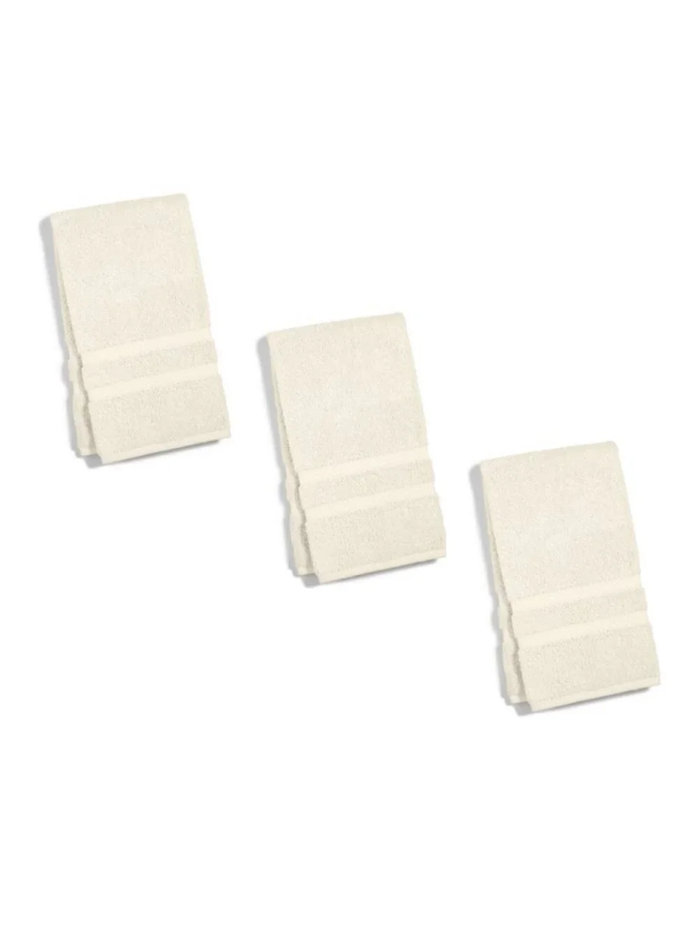 3 brand new IVORY-color Charter Club Elite 100% Hygro Cotton 16